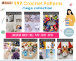 Crochet Pattern, No Sew Amigurumi, amigurumi pattern, No Sew crochet, beginner crochet