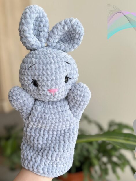 Bunny Hand Puppet (4)