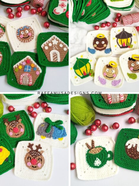 Christmas Granny Square 9