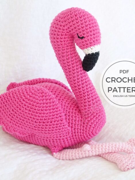 Flamingo Amigurumi Plush (1)