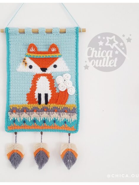 Nordic fox wallhanging (1)