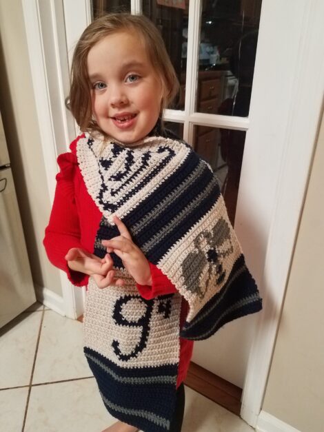 Ravenclaw scarf Pattern 5 scaled