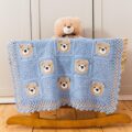 Teddy Bear Blanket, Crochet Pattern, No Sew Amigurumi Crochet Patterns, Amigurumi Pattern, Crochet